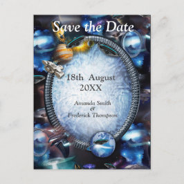 Cartão Postal De Anúncio Visitantes do Espaço da Galáxia