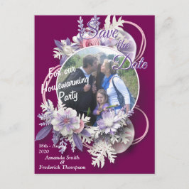 Cartão Postal De Anúncio Viva Magenta