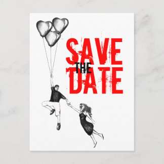 Cartão Postal De Anúncio Voando longe com amor