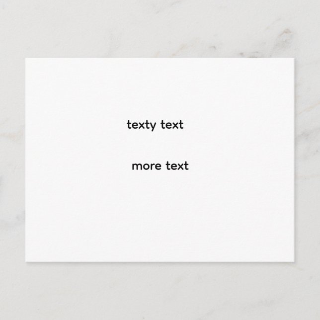 cartão postal de anúncio waefwef (Frente)