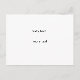 Cartão Postal De Anúncio waefwef announcement postcard