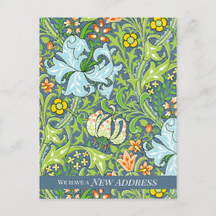 Cartão Postal De Anúncio William Morris Golden Lily CC1223 Móvel