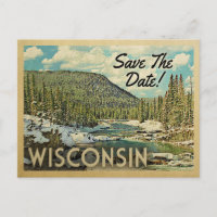 Wisconsin Salve A Data Montanha O Rio Neve