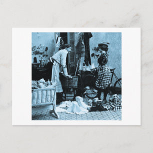 Cartão Postal Dê ao bebê a garrafa dela a 6 Vintage Stereoview