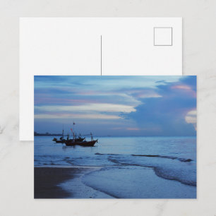 Cartão postal de apartamento com vista para o mar 