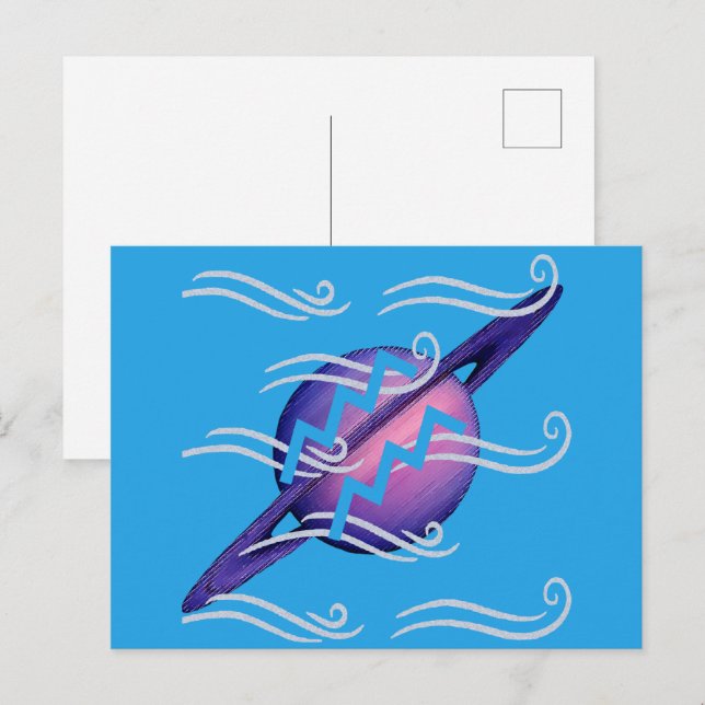Cartão Postal de Aquário (Frente/Verso)