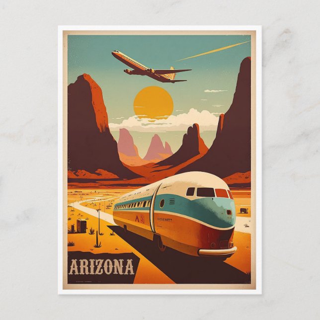 Cartão postal de arizona (Frente)