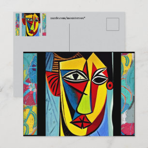 Cartão postal de Arte Abstrata