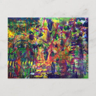 Cartão postal de Arte acrílico "Summer Dance"