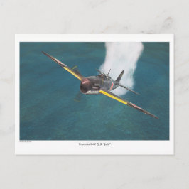 Cartão postal de arte da aviação "空技廠 D4Y 彗星"