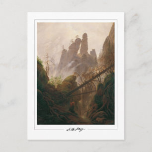 Cartão postal de arte de Caspar David Friedrich #2