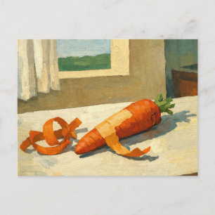 Cartão postal de arte de cenoura mais A-pelativo