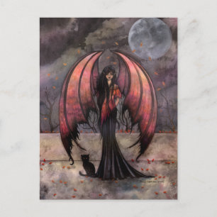 Cartão Postal de Arte de Fadas da Fantasia Gótica