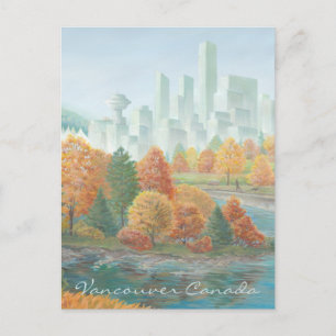 Cartão Postal de Arte de Vancouver Pintura do Tote
