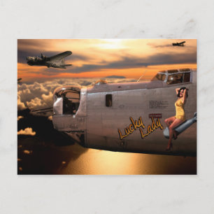 Cartão Postal de Arte do Cone do Nariz de Aeronave