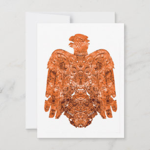 Cartão Postal de Arte do Falcão Peoria de Cobre An