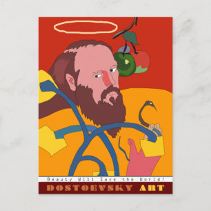 Cartão postal de arte Dostoevsky