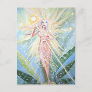 Cartão postal de Arte Fada - "Crystal Lights Fairy