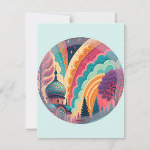 Cartão Postal de Arte Fantasia da Casa da Moeda Pe