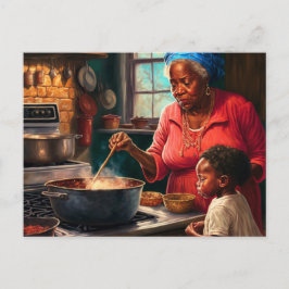 Cartão Postal de Arte Gumbo de Nova Orleans