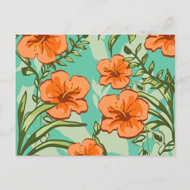 CARTÃO POSTAL DE ARTE HAWAIIANO (Frente)