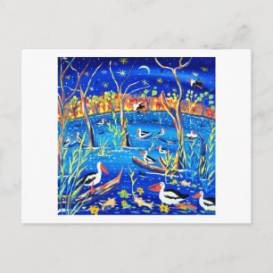 Cartão postal de arte: Pelican Roost, Estação de B