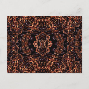 Cartão postal de arte psicodélica