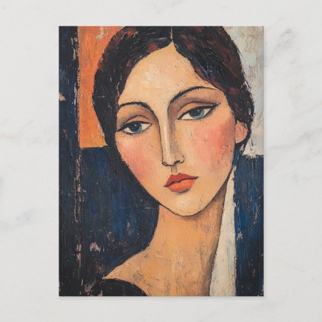 Cartão postal de arte Vintage Modigliani (Frente)