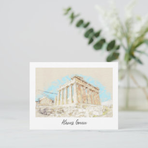 Cartão Postal de Atenas Grécia – Viagem pela Cidad