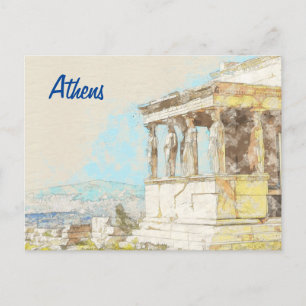 Cartão Postal de Atenas Grécia – Viagem pela Cidad