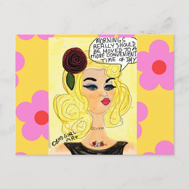 Cartão postal de atitude (Frente)