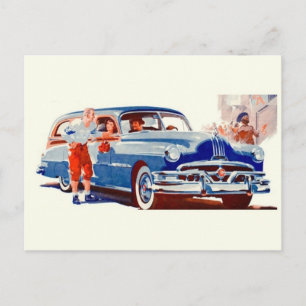 Cartão postal de automóvel clássico