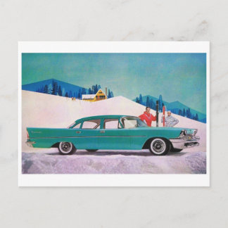 Cartão postal de automóvel clássico