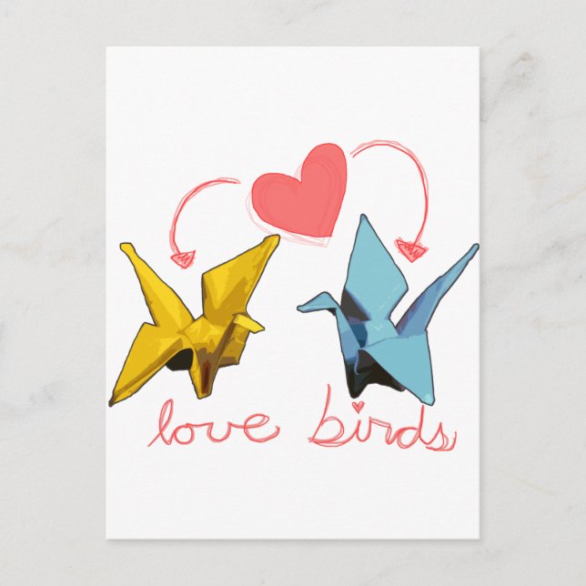 cartão postal de aves (Frente)