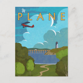 Cartão Postal De Avião