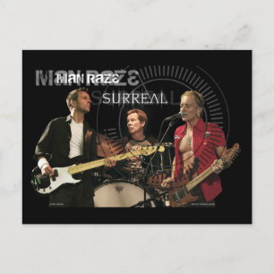 cartão postal de banda surreal raze