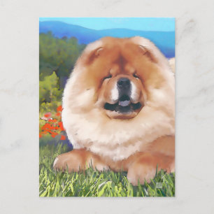 Cartão postal de bandera do cão ARTdog