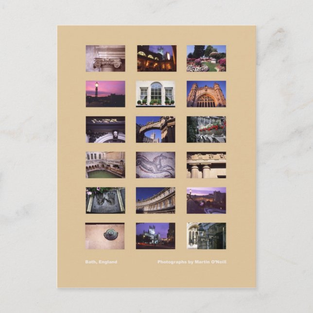 Cartão postal de Banheira (Frente)