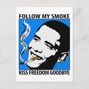 Cartão postal de Barack Obama