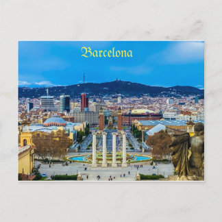 Cartão postal de Barcelona