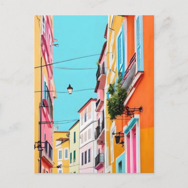 Cartão postal de Barcelona espanha (Frente)