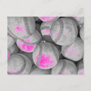 Cartão postal de Baseball de pop Art