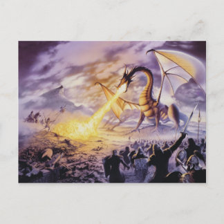 Cartão postal de batalha do dragão