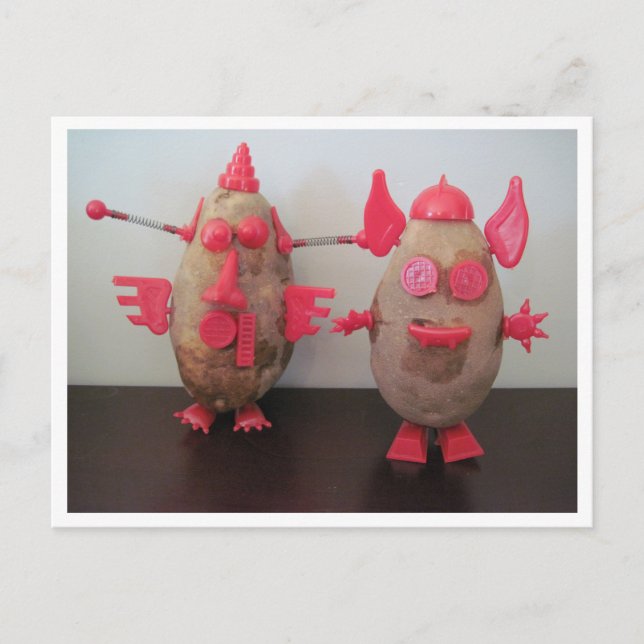 Cartão postal de Batatas Espaciais (Frente)