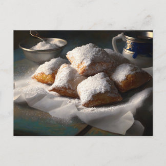 Cartão Postal de Beignets de Nova Orleans