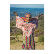 Cartão Postal de Beleza Alien