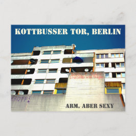 Cartão postal de Berlim Kottbusser Tor Kotti