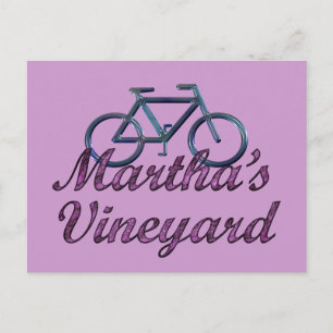 Cartão postal de bicicleta de vinheta