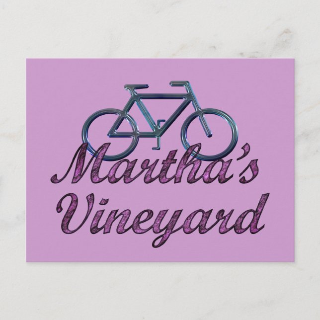 Cartão postal de bicicleta de vinheta (Frente)