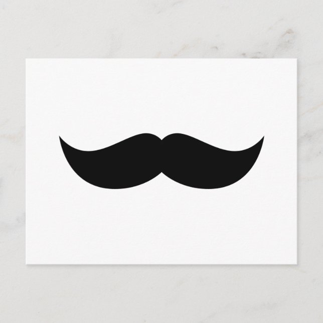 Cartão postal de bigode (Frente)